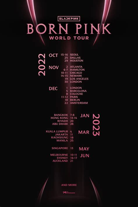 blackpink tour official website.